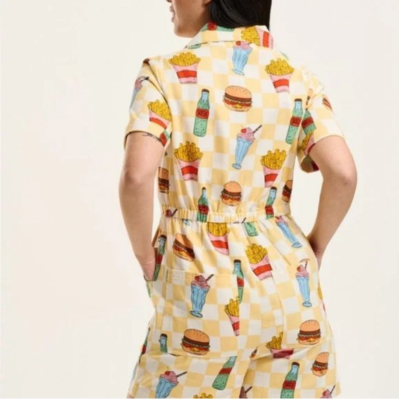 Rare Lucy & Yak Fizzy Pop Riley Romper Size UK10 US6 - Picture 3 of 16